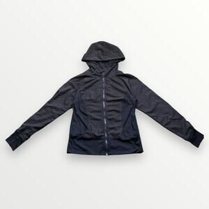 RBX BLACK ZIP UP RUNNING ACTIVE JACKET HOODIE